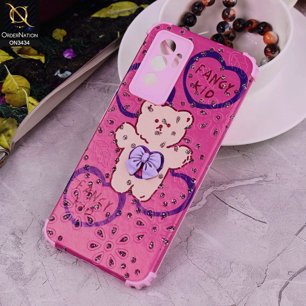 Vivo S10e Cover - Design 3 - Trendy Creative Cute Bling Diamond Soft Silicone Case