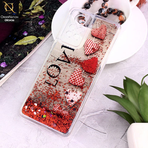 Infinix Note 11 Pro Cover - Design 11 - Trendy Cute Design Soft Silicone Bling Sparkle Moving  Liquid Glitter Case