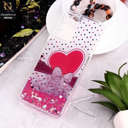 Vivo S10e Cover - Design 1 - Trendy Cute Design Soft Silicone Bling Sparkle Moving  Liquid Glitter Case