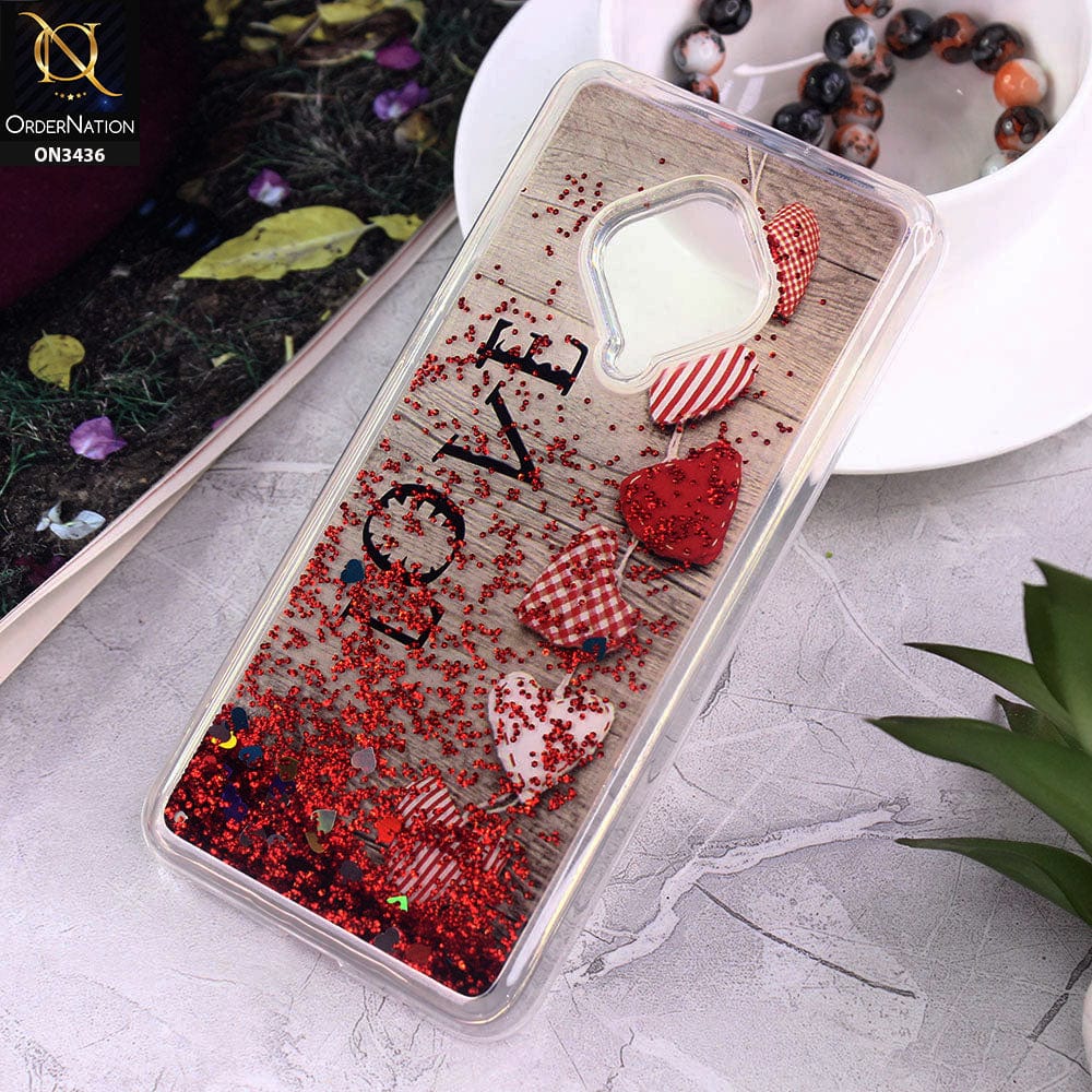 Vivo Y51 (2020 September) Cover - Design 4 - Trendy Cute Design Soft Silicone Bling Sparkle Moving  Liquid Glitter Case