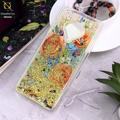 Vivo S1 Pro Cover - Design 8 - Trendy Cute Design Soft Silicone Bling Sparkle Moving  Liquid Glitter Case