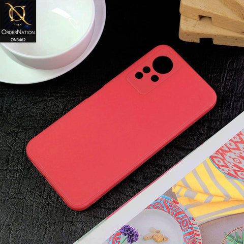 Infinix Note 11 Cover - Red - Soft Silicone Camera Protection Case
