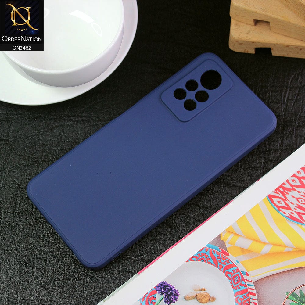 Infinix Note 11 Pro Cover - Dark Blue - Soft Silicone Camera Protection Case