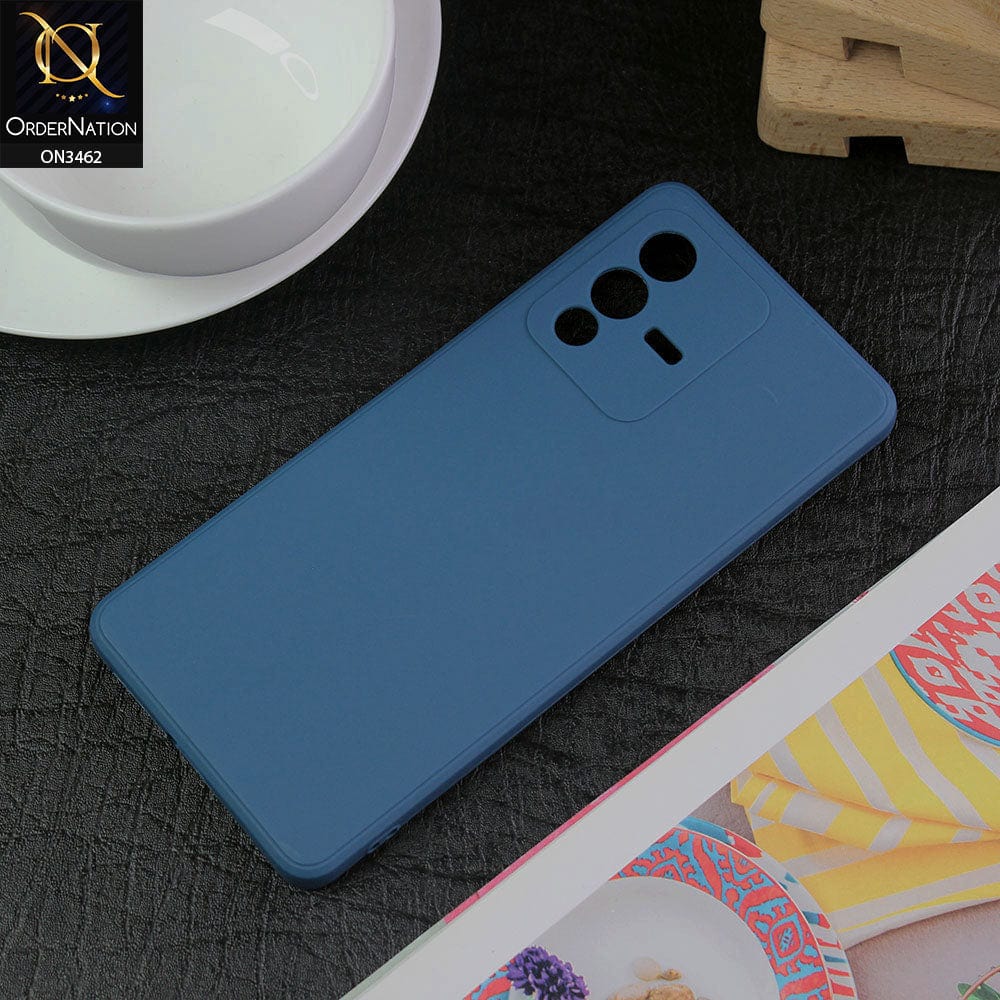 Vivo V23 Pro Cover - Aegean Blue - Soft Silicone Camera Protection Case