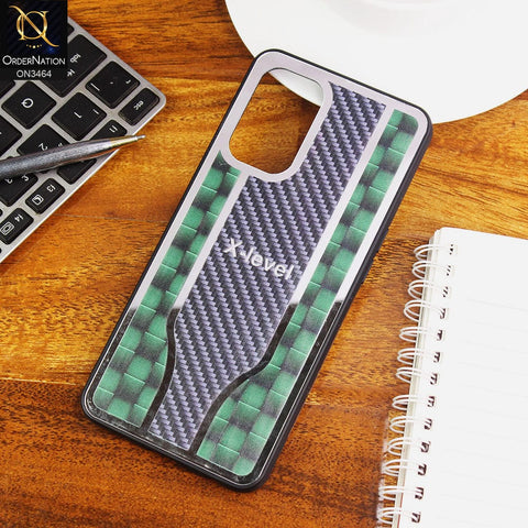 Oppo Reno 6 Cover - Green - Glossy Shiny Semi Soft Back Soft Borders Case