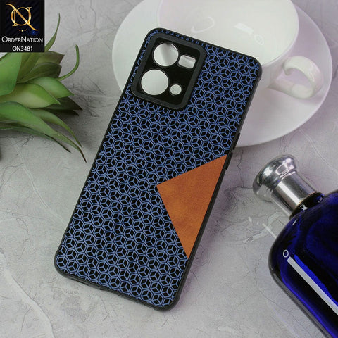 Oppo F21 Pro 4G Cover - Blue - New Design Soft Silicone Camera Protection Case