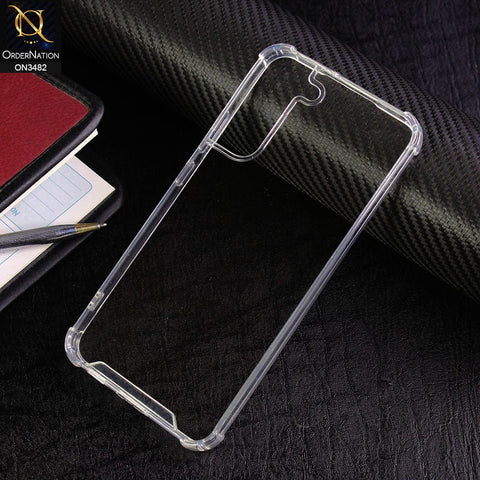 Samsung Galaxy S22 Plus 5G Cover - Transparent - Soft TPU Borders Shockproof Bumper Transparent Case