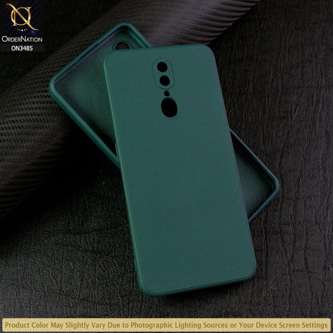 Oppo A9 / A9x Cover - Dark Green - ONation Bold Series - HQ Liquid Silicone Elegant Colors Camera Protection Soft Case ( Fast Delivery )