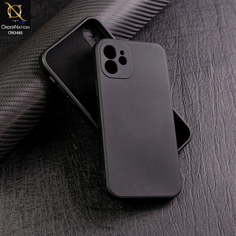 iPhone 11 Cover - Black - ONation Bold Series - HQ Liquid Silicone Elegant Colors Camera Protection Soft Case ( Fast Delivery )