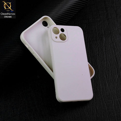 iPhone 13 Cover - Off-White (Not Pure White) - HQ Liquid Silicone Elegant Colors Camera Protection Soft Case ( Fast Delivery )