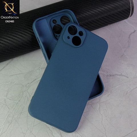 iPhone 14 Plus Cover - Blue - ONation Bold Series - HQ Liquid Silicone Elegant Colors Camera Protection Soft Case ( Fast Delivery )