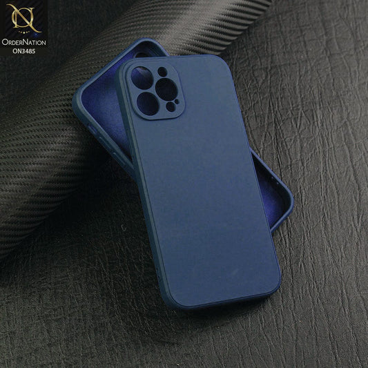 iPhone 14 Pro Max Cover - Blue - ONation Silica Gel Series - HQ Liquid Silicone Elegant Colors Camera Protection Soft Case