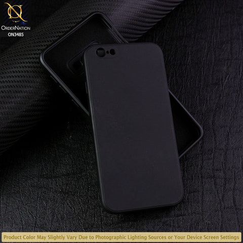 iPhone 6S / 6 Cover - Black - ONation Silica Gel Series - HQ Liquid Silicone Elegant Colors Camera Protection Soft Case