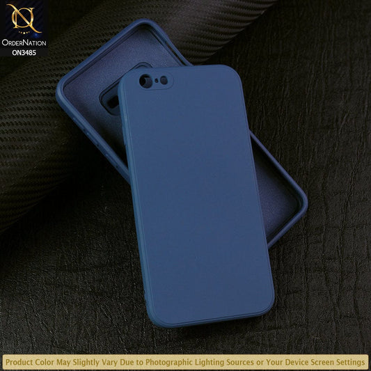 iPhone 6S / 6 Cover - Blue - ONation Silica Gel Series - HQ Liquid Silicone Elegant Colors Camera Protection Soft Case