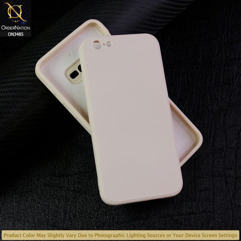 iPhone 6S / 6 Cover - Off White - ONation Silica Gel Series - HQ Liquid Silicone Elegant Colors Camera Protection Soft Case