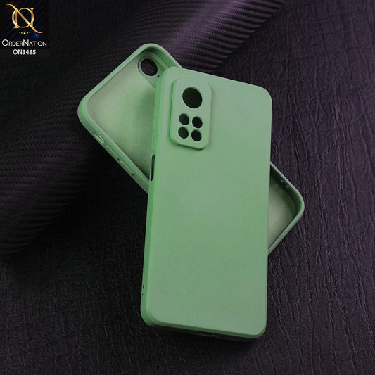 Xiaomi Mi 10T Cover - Light Green - ONation Silica Gel Series - HQ Liquid Silicone Elegant Colors Camera Protection Soft Case