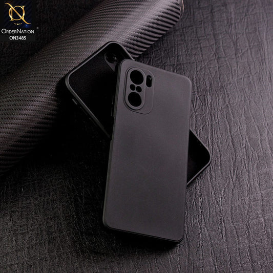 Xiaomi Redmi K40 Cover - Black - ONation Silica Gel Series - HQ Liquid Silicone Elegant Colors Camera Protection Soft Case