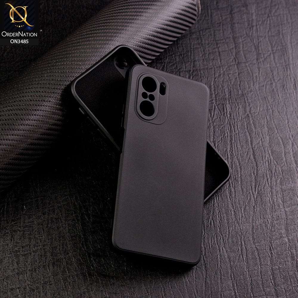 Xiaomi Mi 11X Cover - Black - ONation Silica Gel Series - HQ Liquid Silicone Elegant Colors Camera Protection Soft Case