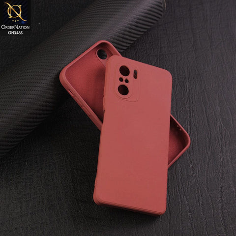 Xiaomi Mi 11X Pro Cover - Red - ONation Silica Gel Series - HQ Liquid Silicone Elegant Colors Camera Protection Soft Case