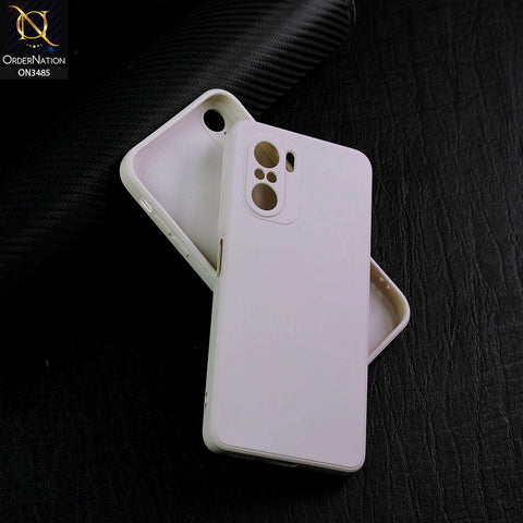 Xiaomi Redmi K40 Cover - Off-White (Not Pure White) - ONation Bold Series - HQ Liquid Silicone Elegant Colors Camera Protection Soft Case ( Fast Delivery )