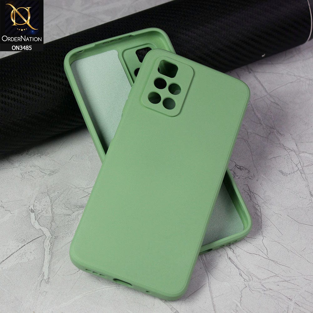 Xiaomi Redmi 10 2022 Cover - Light Green - ONation Silica Gel Series - HQ Liquid Silicone Elegant Colors Camera Protection Soft Case