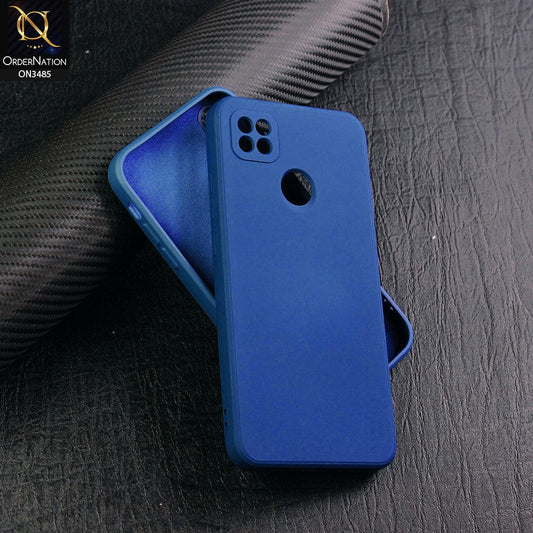 Xiaomi Redmi 10A Cover - Blue - ONation Silica Gel Series - HQ Liquid Silicone Elegant Colors Camera Protection Soft Case