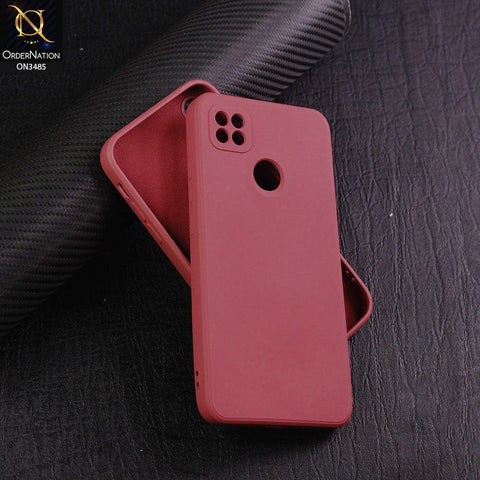 Xiaomi Redmi 9C Cover - Red - ONation Silica Gel Series - HQ Liquid Silicone Elegant Colors Camera Protection Soft Case