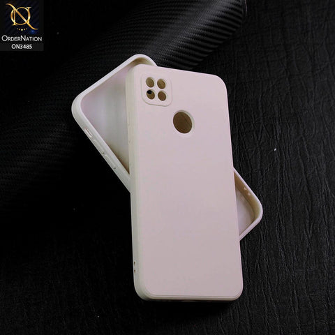 Xiaomi Redmi 9C Cover - Off-White (Not Pure White) - ONation Silica Gel Series - HQ Liquid Silicone Elegant Colors Camera Protection Soft Case