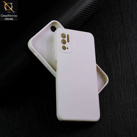 Xiaomi Redmi Note 10 5G Cover - Off-White (Not Pure White) -  ONation Bold Series - HQ Liquid Silicone Elegant Colors Camera Protection Soft Case ( Fast Delivery )