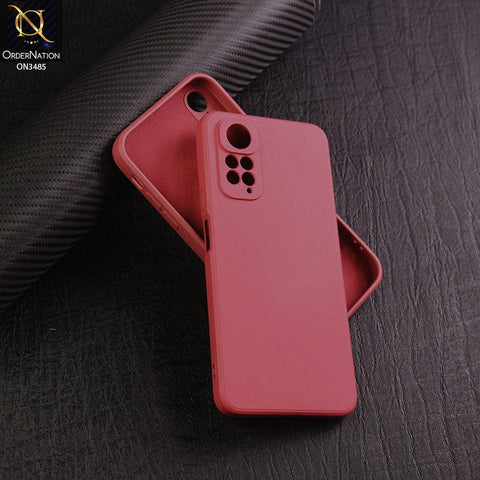 Xiaomi Redmi Note 11E Pro Cover - Red - ONation Silica Gel Series - HQ Liquid Silicone Elegant Colors Camera Protection Soft Case