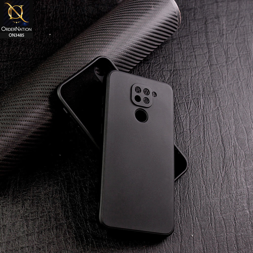 Xiaomi Redmi 10X 4G Cover - Black  - ONation Silica Gel Series - HQ Liquid Silicone Elegant Colors Camera Protection Soft Case