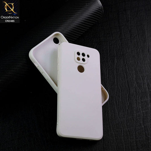 Xiaomi Redmi Note 9 Cover - Off-White (Not Pure White) - ONation Silica Gel Series - HQ Liquid Silicone Elegant Colors Camera Protection Soft Case