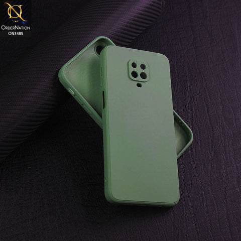Xiaomi Redmi Note 9S Cover - Light Green - ONation Bold Series - HQ Liquid Silicone Elegant Colors Camera Protection Soft Case ( Fast Delivery )