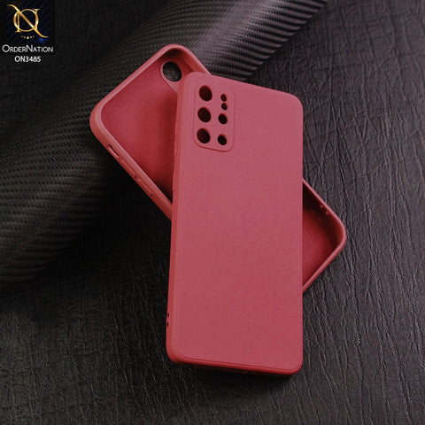 Samsung Galaxy S20 Plus Cover - Red - ONation Silica Gel Series - HQ Liquid Silicone Elegant Colors Camera Protection Soft Case