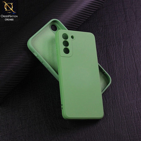 Samsung Galaxy S21 5G Cover - Light Green - ONation Bold Series - HQ Liquid Silicone Elegant Colors Camera Protection Soft Case ( Fast Delivery )