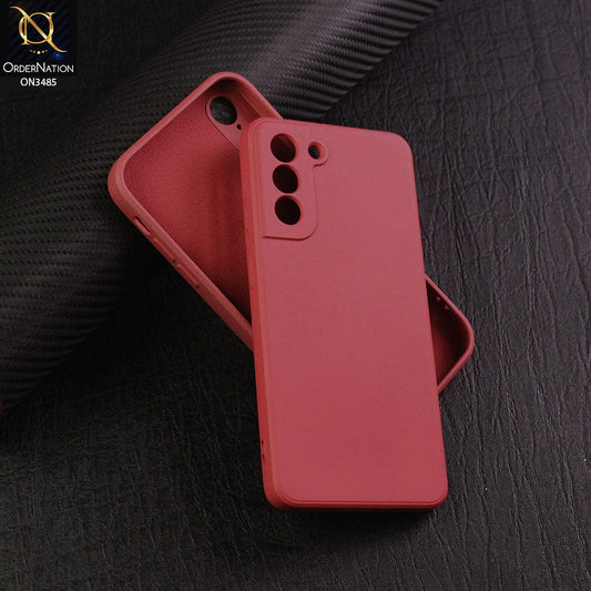 Samsung Galaxy S21 FE 5G Cover - Red - ONation Silica Gel Series - HQ Liquid Silicone Elegant Colors Camera Protection Soft Case