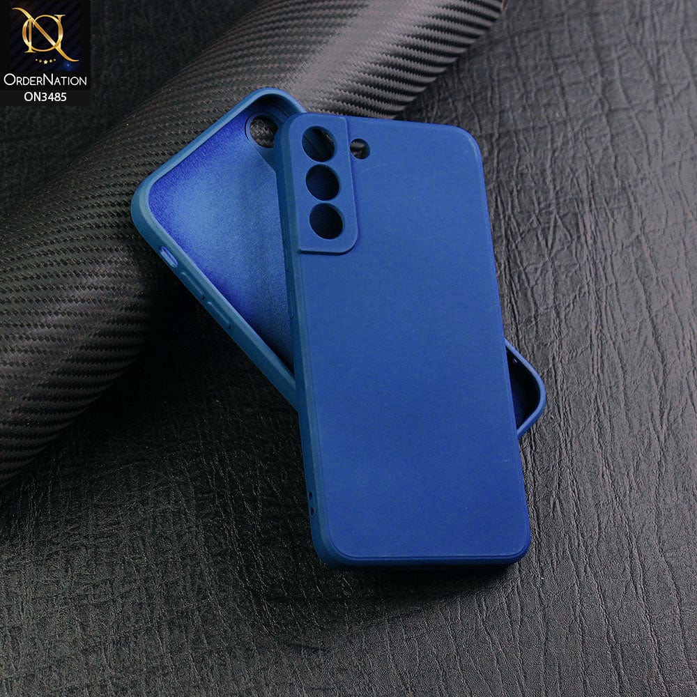 Samsung Galaxy S22 Plus 5G Cover - Blue - ONation Silica Gel Series - HQ Liquid Silicone Elegant Colors Camera Protection Soft Case