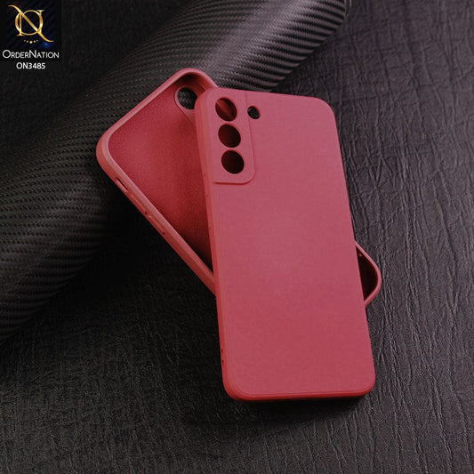 Samsung Galaxy S22 Plus 5G Cover - Red - ONation Silica Gel Series - HQ Liquid Silicone Elegant Colors Camera Protection Soft Case