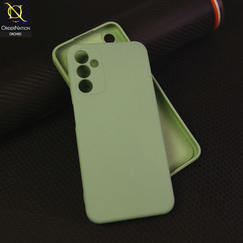 Samsung Galaxy A14 5G - Light Green - ONation Silica Gel Series - HQ Liquid Silicone Elegant Colors Camera Protection Soft Case