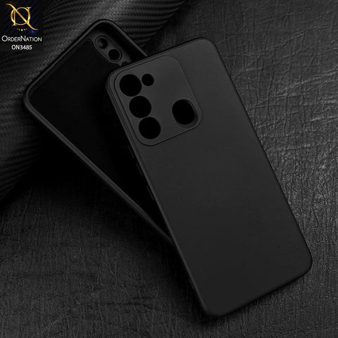 Tecno Spark 8C  Cover - Black - ONation Silica Gel Series - HQ Liquid Silicone Elegant Colors Camera Protection Soft Case