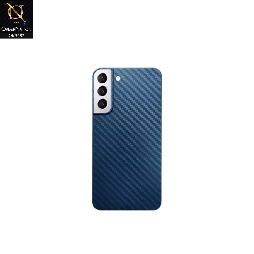 Samsung Galaxy S22 Plus 5G Cover - Blue - K-Doo Carbon Fiber Ultra Thin Protective Case