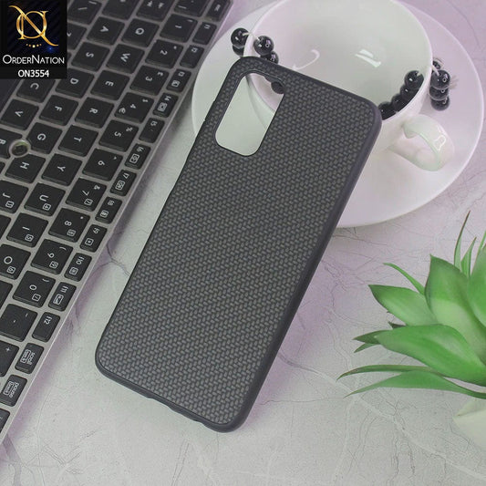 Samsung Galaxy A13 Cover - Black - Carbon Fiber Texture Soft Silicone Case