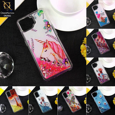 Vivo Y33s Cover  - Design11 - Soft Silicone Bling Sparkle Moving  Liquid Glitter Case