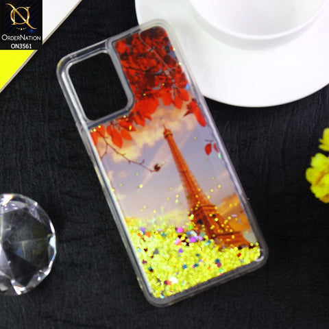 Vivo Y33s Cover  - Design5 - Soft Silicone Bling Sparkle Moving  Liquid Glitter Case