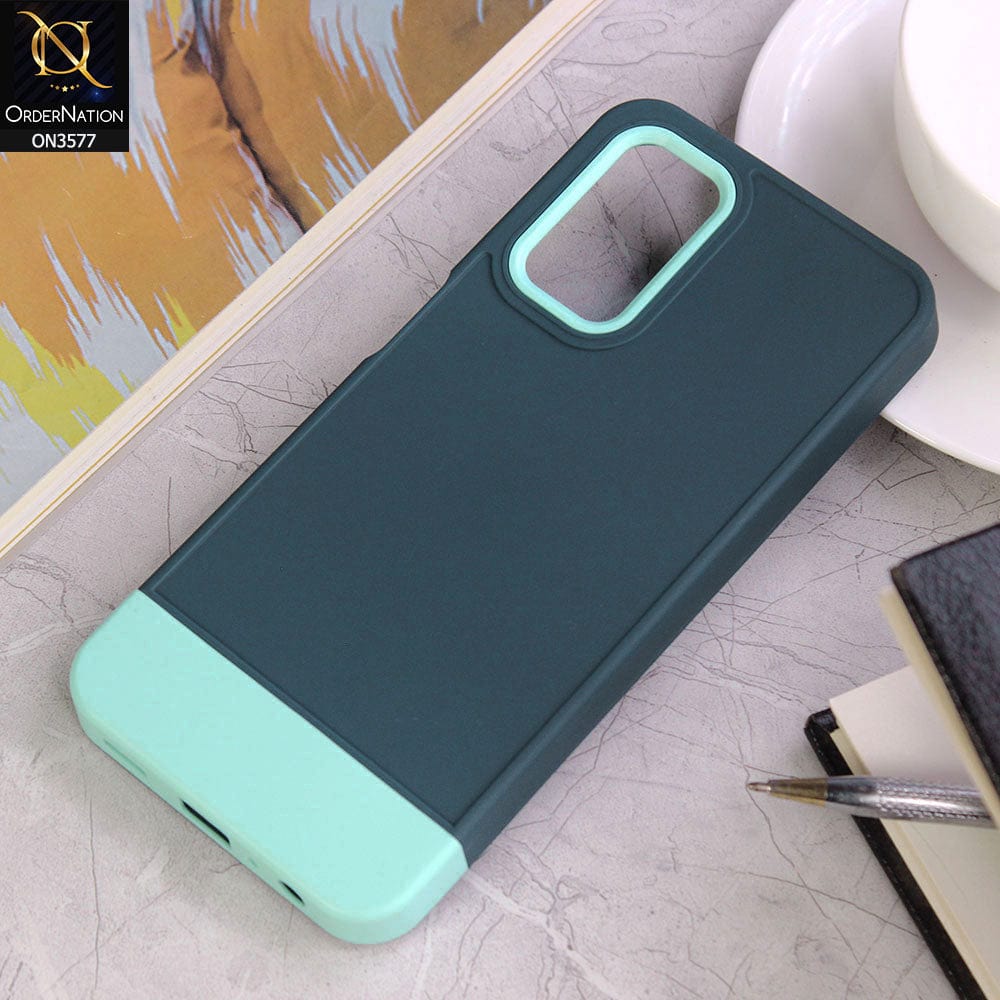 Samsung Galaxy A13 Cover - Design1 - Trendy Double Tone Candy Colour Soft Silicon Protective Case