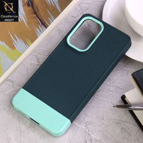 Samsung Galaxy A53 5G Cover - Design1 - Trendy Double Tone Candy Colour Soft Silicon Protective Case