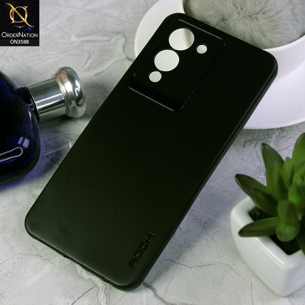 Infinix Note 12 Cover - Black -  Luxury Elegant Leather Soft Case