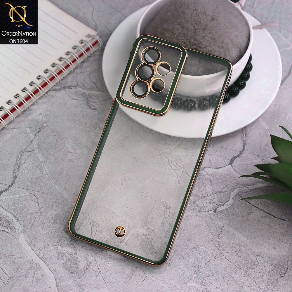 Samsung Galaxy A53 5G Cover - Green - New Electroplated Side Borders Camera And Lense Protection Case