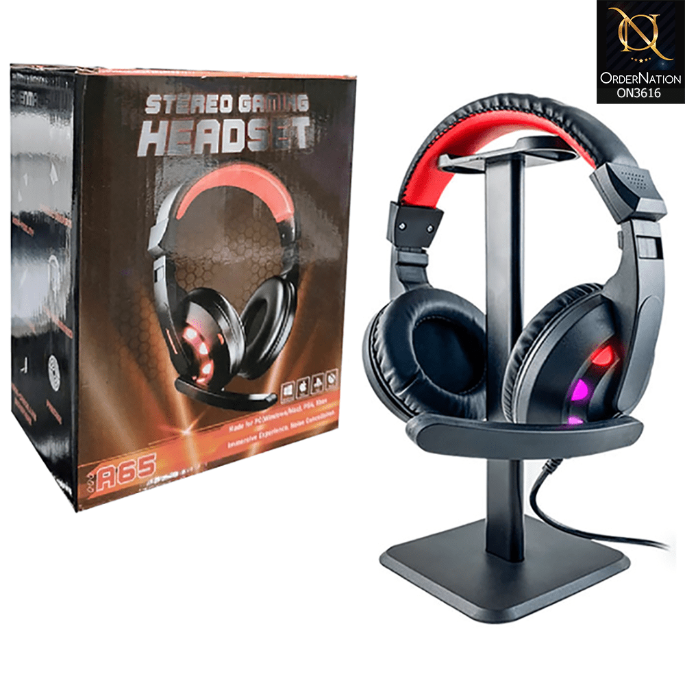 HopeMate A65 wired gaming good headset