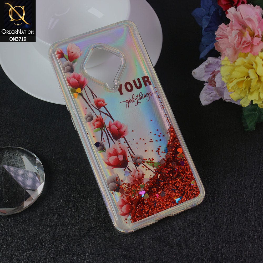 Vivo S1 Pro Cover Design 8 New Flower Series Soft Silicone Bling S Ordernation